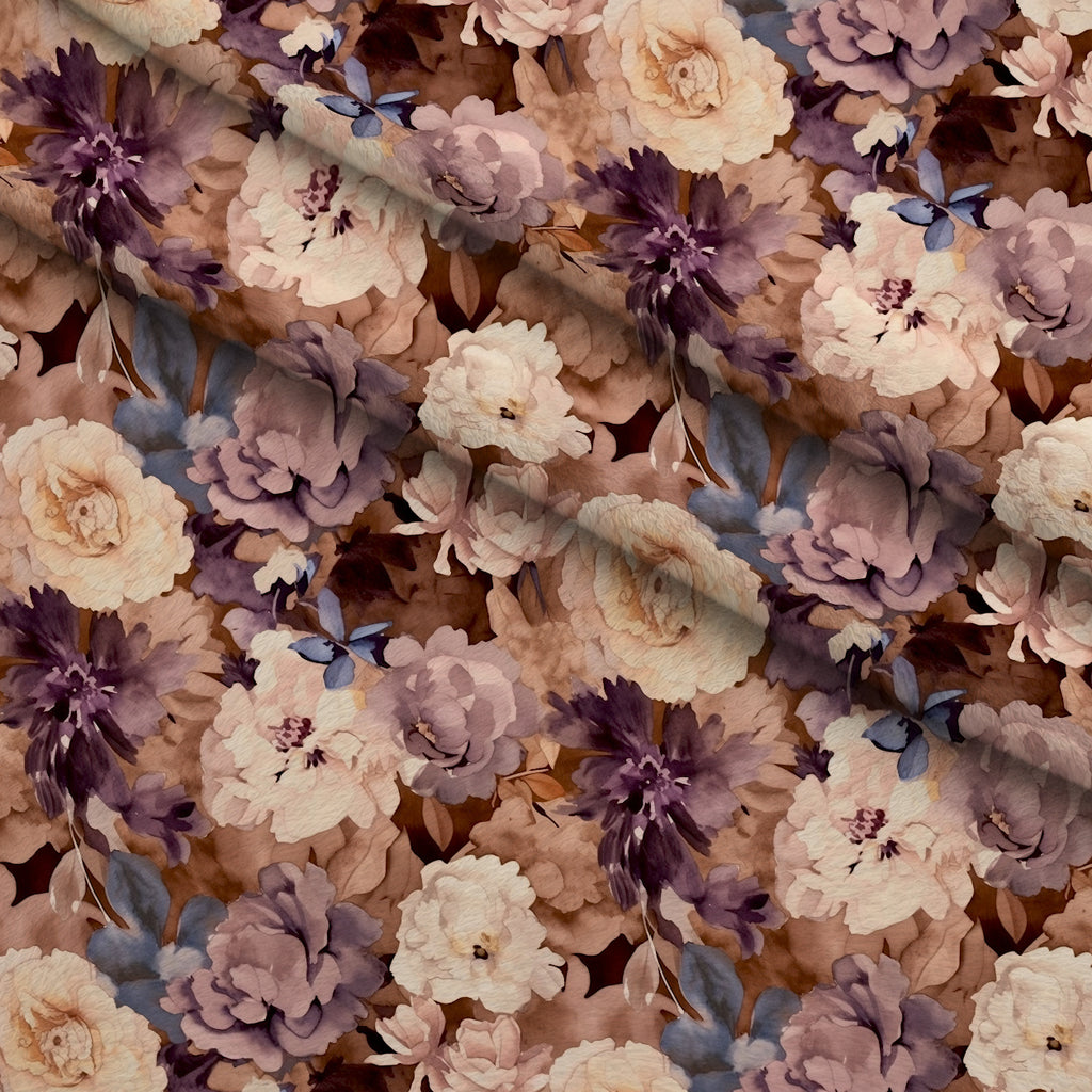 Moonlit Garden Reverie Pattern 13 Minky Fabric — plush minky folded close-up preview (mv-minky-v1:lying)