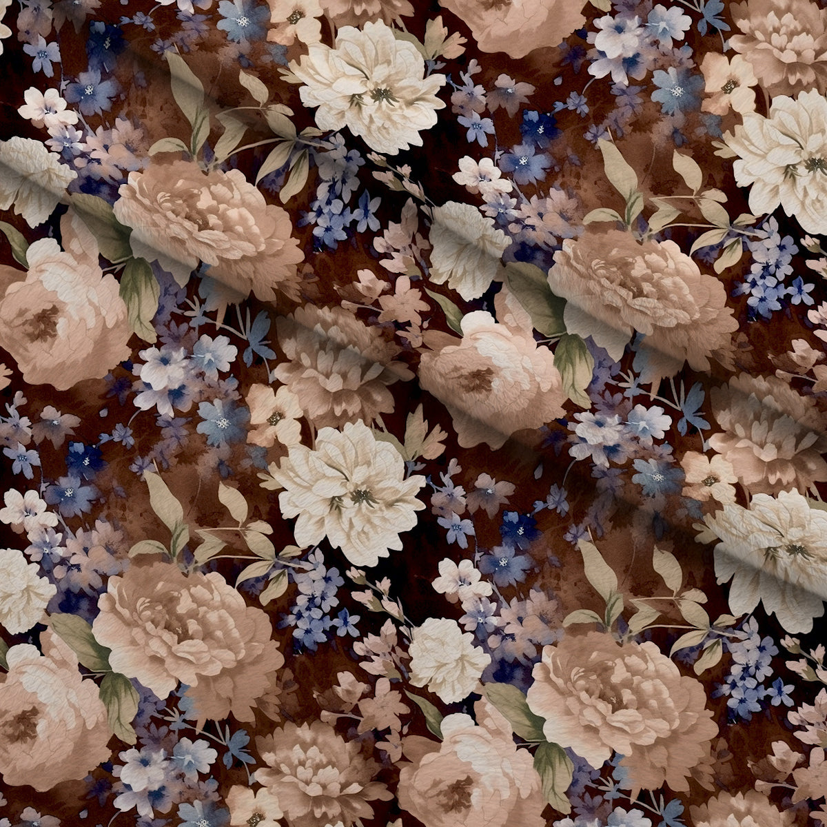 Moonlit Garden Reverie Pattern 14 Minky Fabric — plush minky folded close-up preview (mv-minky-v1:lying)