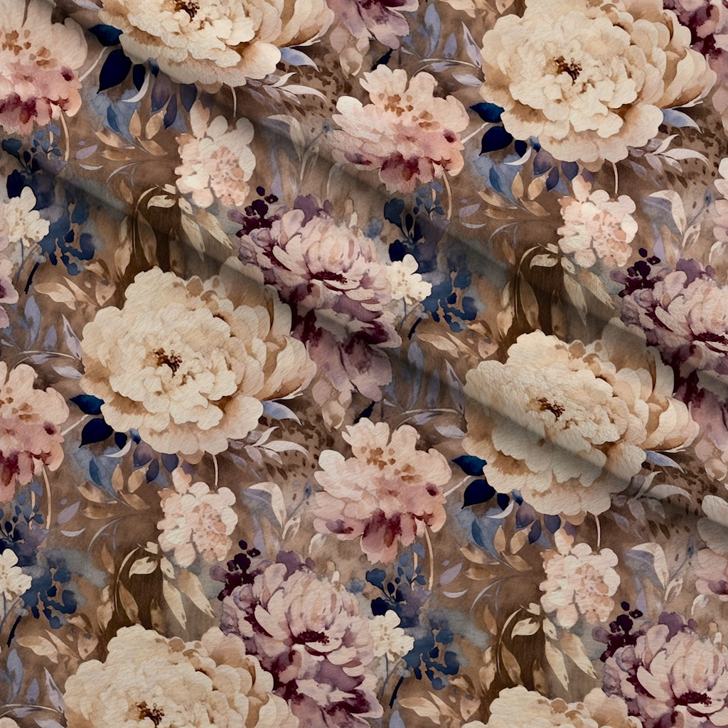 Moonlit Garden Reverie Pattern 5 Minky Fabric — plush minky folded close-up preview (mv-minky-v1:lying)