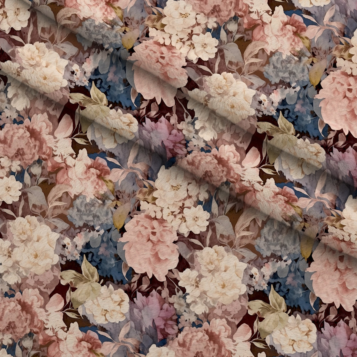 Moonlit Garden Reverie Pattern 6 Minky Fabric — plush minky folded close-up preview (mv-minky-v1:lying)