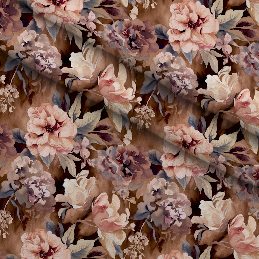 Moonlit Garden Reverie Pattern 7 Minky Fabric — plush minky folded close-up preview (mv-minky-v1:lying)