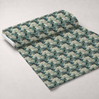 Moonlit Magnolia Grove Pattern 1 Minky Fabric — plush minky unrolled bolt preview (mv-minky-v1:bolt)