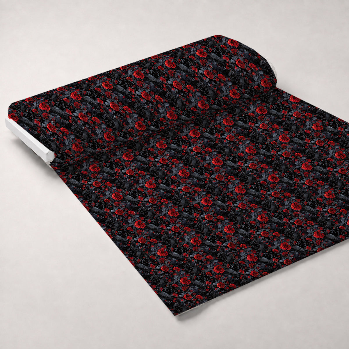 Moonlit Raven Garden Pattern 11 Minky Fabric — plush minky unrolled bolt preview (mv-minky-v1:bolt)