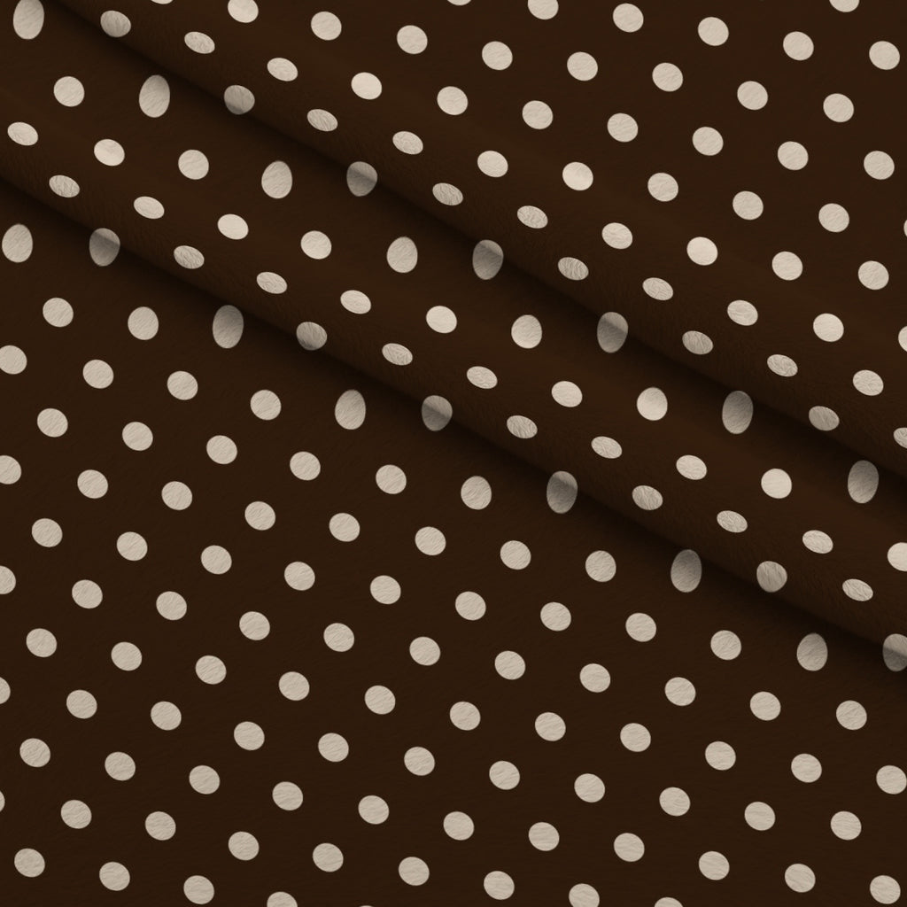 Morning Mocha Pattern 2 Minky Fabric — plush minky folded close-up preview (mv-minky-v1:lying)