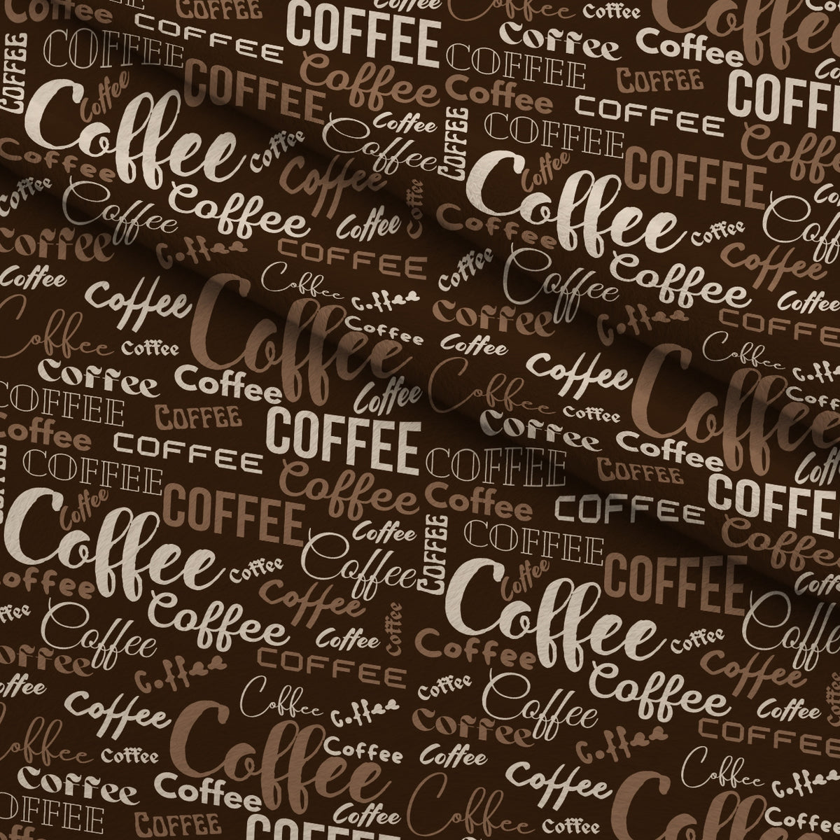 Morning Mocha Pattern 7 Minky Fabric — plush minky folded close-up preview (mv-minky-v1:lying)