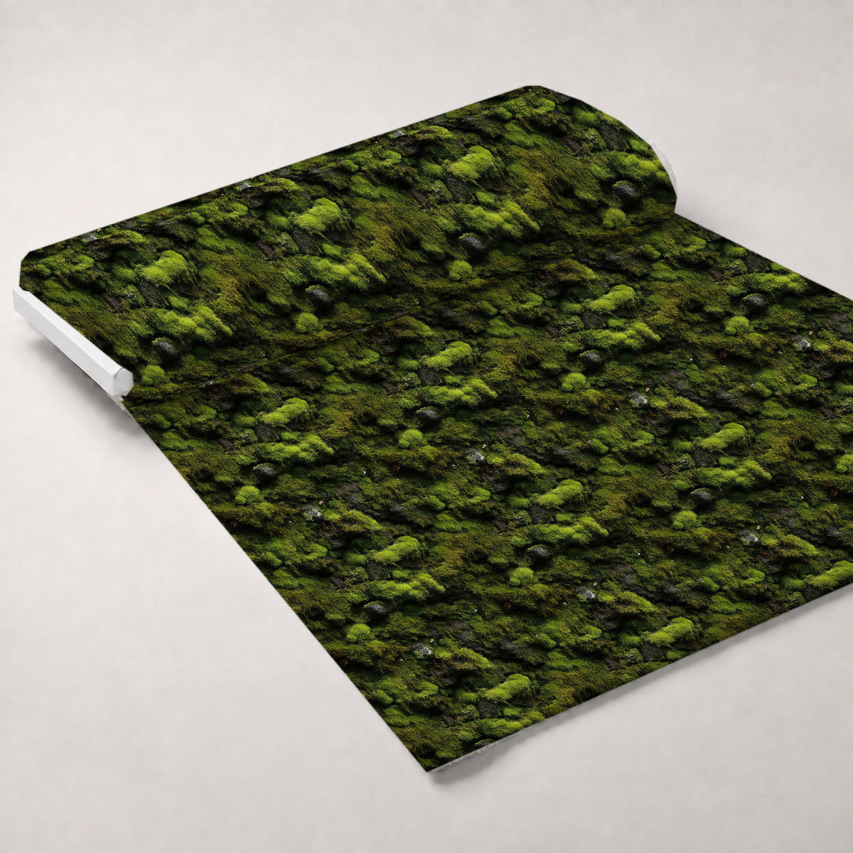 Moss Textures Pattern 4 Minky Fabric — plush minky unrolled bolt preview (mv-minky-v1:bolt)