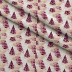 Mulberry Winter Reverie Pattern 2 Minky Fabric — plush minky folded close-up preview (mv-minky-v1:lying)