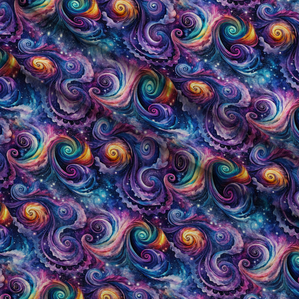 Nebula Dreams Pattern 5 Minky Fabric — plush minky folded close-up preview (mv-minky-v1:lying)