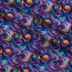 Nebula Dreams Pattern 5 Minky Fabric — plush minky folded close-up preview (mv-minky-v1:lying)