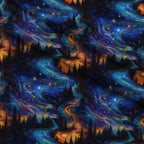 Nebula Forest Pattern 29 Minky Fabric — plush minky folded close-up preview (mv-minky-v1:lying)