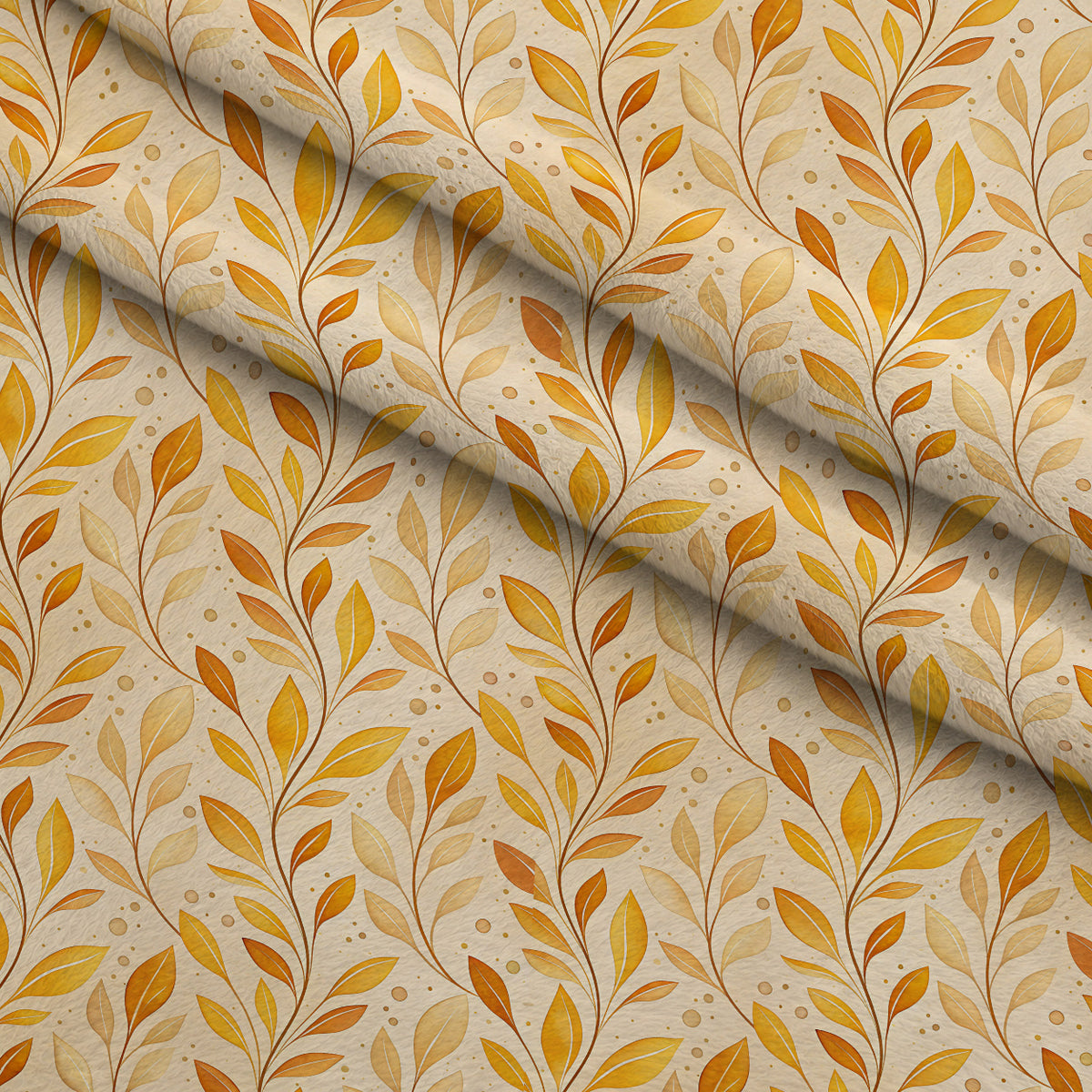 Nectar Meadow Pattern 13 Minky Fabric — plush minky folded close-up preview (mv-minky-v1:lying)