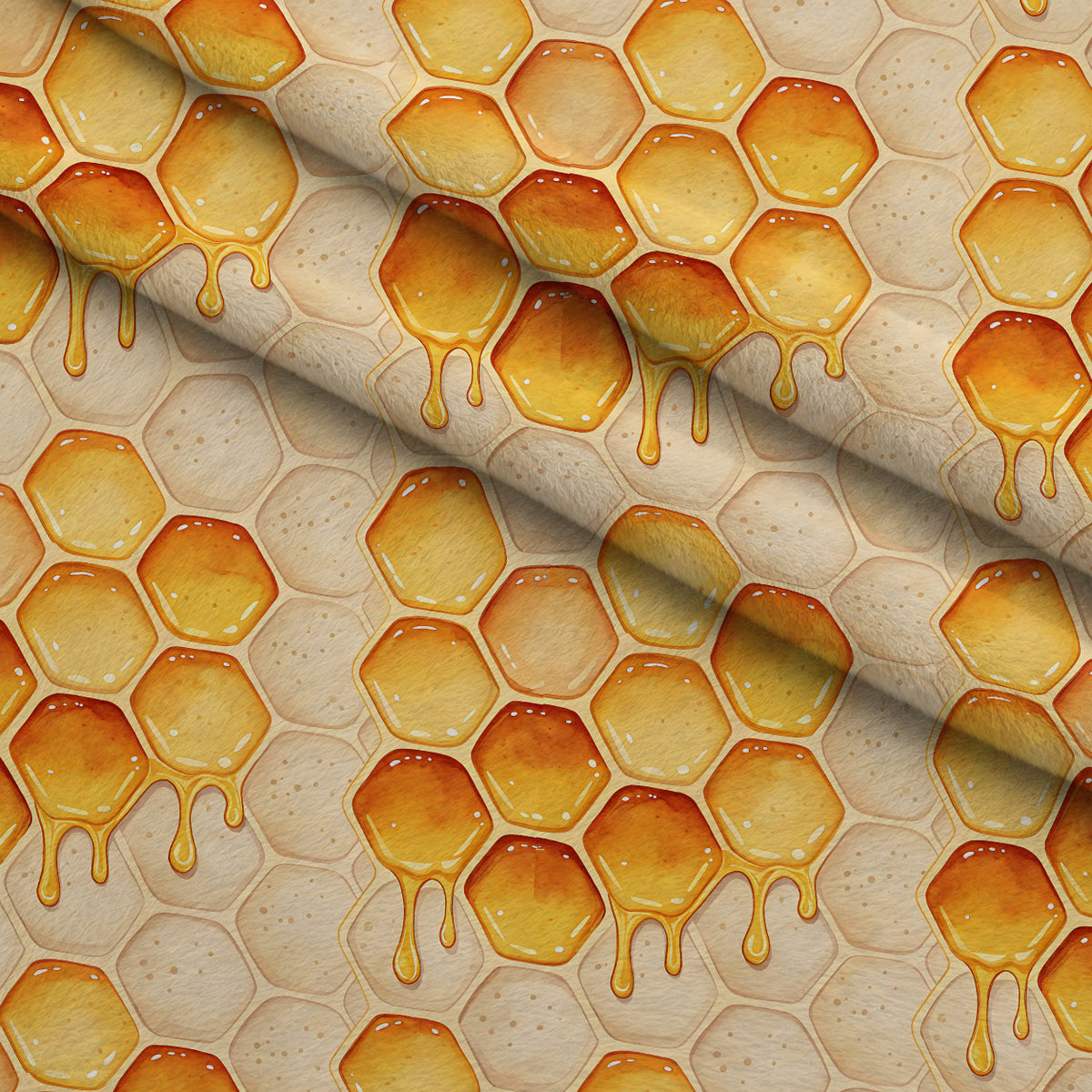 Nectar Meadow Pattern 19 Minky Fabric — plush minky folded close-up preview (mv-minky-v1:lying)