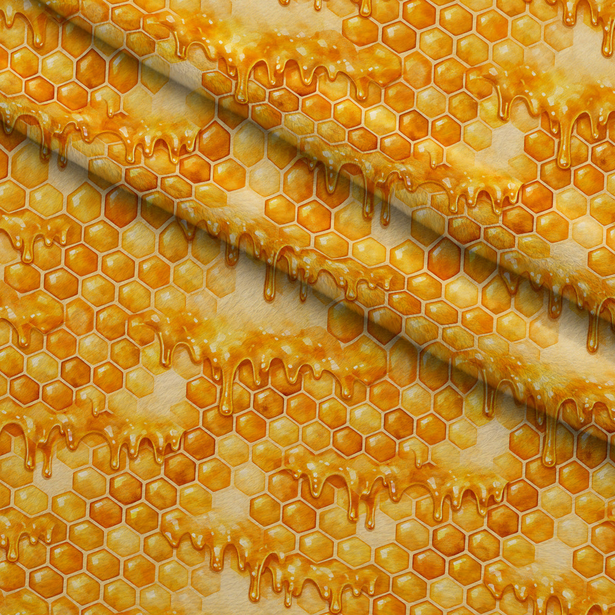 Nectar Meadow Pattern 20 Minky Fabric — plush minky folded close-up preview (mv-minky-v1:lying)