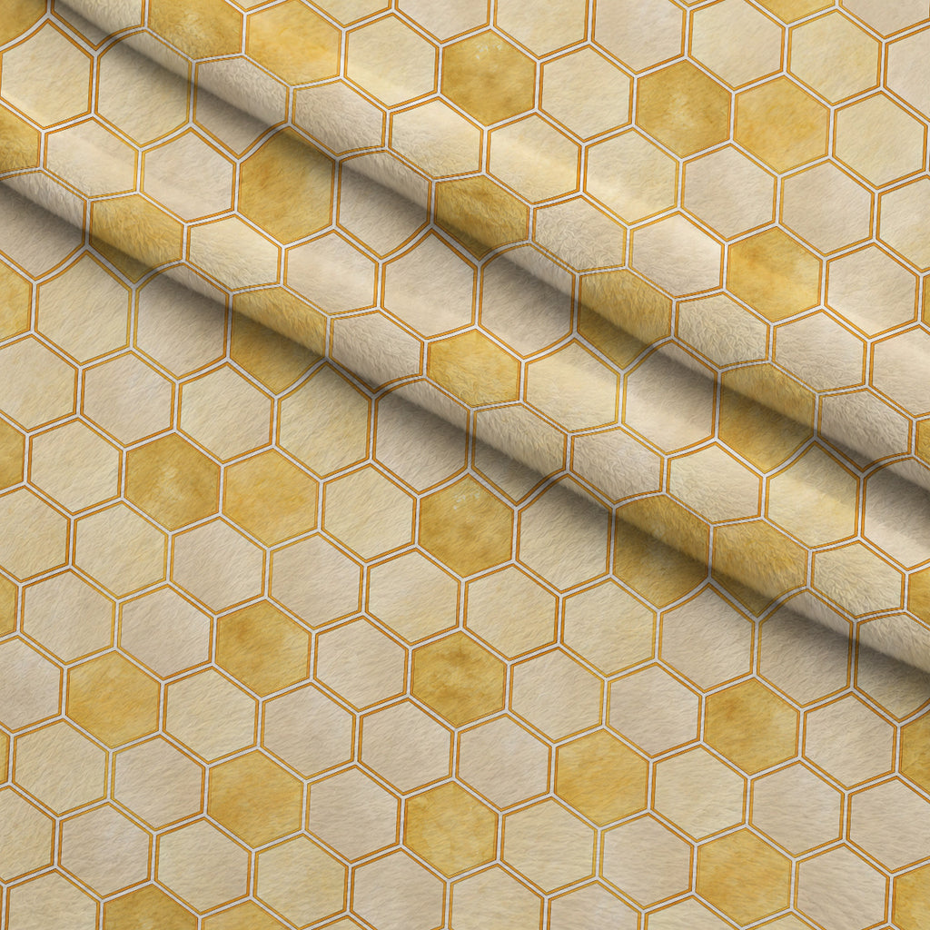 Nectar Meadow Pattern 21 Minky Fabric — plush minky folded close-up preview (mv-minky-v1:lying)