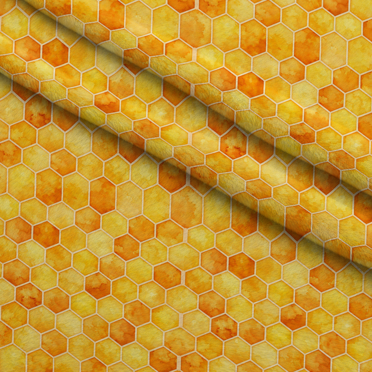 Nectar Meadow Pattern 7 Minky Fabric — plush minky folded close-up preview (mv-minky-v1:lying)