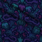 Neon Abyss Pattern 1 Minky Fabric — plush minky folded close-up preview (mv-minky-v1:lying)