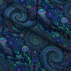 Neon Abyss Pattern 10 Minky Fabric — plush minky folded close-up preview (mv-minky-v1:lying)