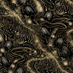 Neon Abyss Pattern 100 Minky Fabric — plush minky folded close-up preview (mv-minky-v1:lying)