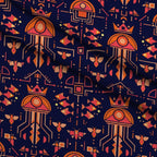 Neon Abyss Pattern 106 Minky Fabric — plush minky folded close-up preview (mv-minky-v1:lying)