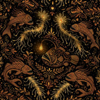 Neon Abyss Pattern 109 Minky Fabric — plush minky folded close-up preview (mv-minky-v1:lying)