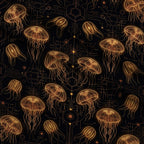 Neon Abyss Pattern 113 Minky Fabric — plush minky folded close-up preview (mv-minky-v1:lying)