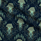 Neon Abyss Pattern 114 Minky Fabric — plush minky folded close-up preview (mv-minky-v1:lying)