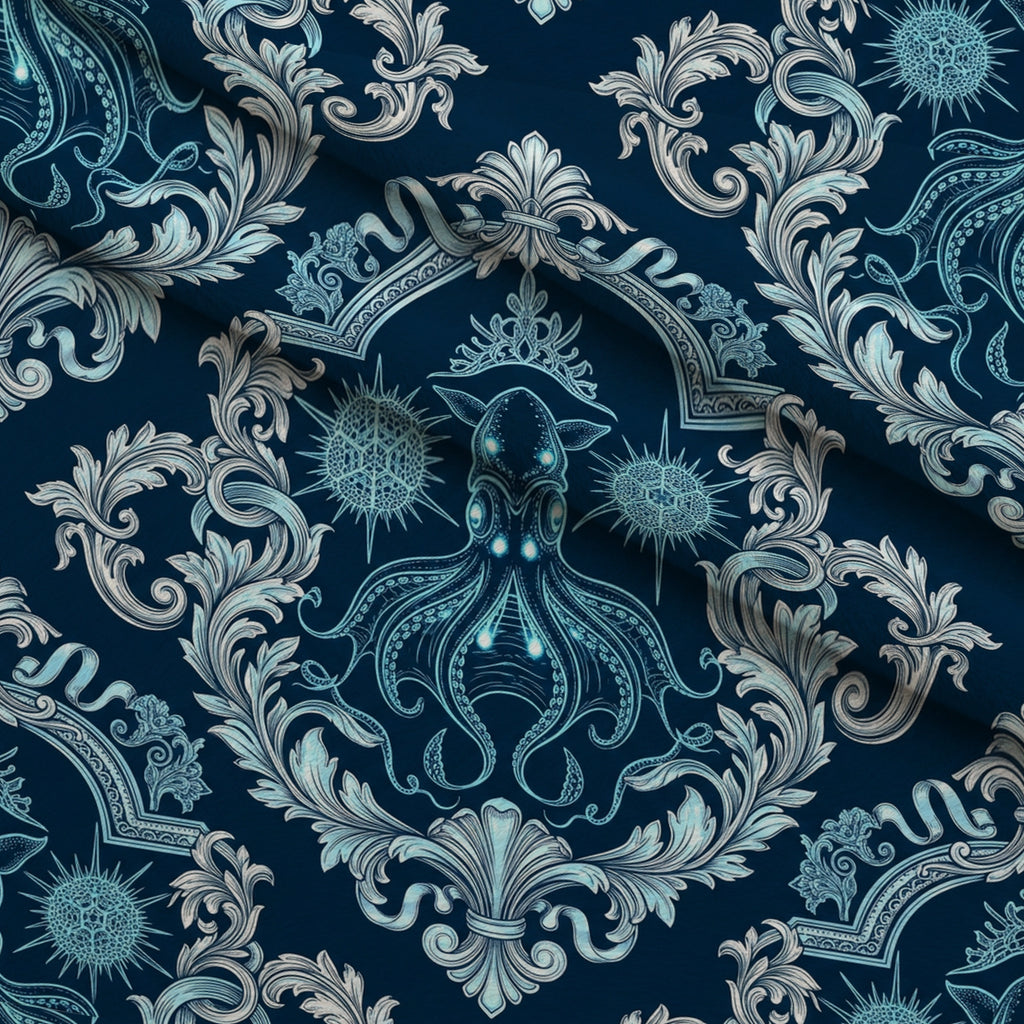 Neon Abyss Pattern 12 Minky Fabric — plush minky folded close-up preview (mv-minky-v1:lying)