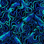 Neon Abyss Pattern 123 Minky Fabric — plush minky folded close-up preview (mv-minky-v1:lying)