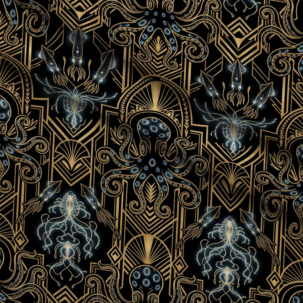 Neon Abyss Pattern 124 Minky Fabric — plush minky folded close-up preview (mv-minky-v1:lying)