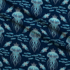 Neon Abyss Pattern 125 Minky Fabric — plush minky folded close-up preview (mv-minky-v1:lying)