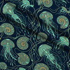 Neon Abyss Pattern 128 Minky Fabric — plush minky folded close-up preview (mv-minky-v1:lying)