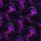 Neon Abyss Pattern 138 Minky Fabric — plush minky folded close-up preview (mv-minky-v1:lying)