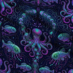 Neon Abyss Pattern 139 Minky Fabric — plush minky folded close-up preview (mv-minky-v1:lying)