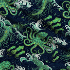 Neon Abyss Pattern 144 Minky Fabric — plush minky folded close-up preview (mv-minky-v1:lying)