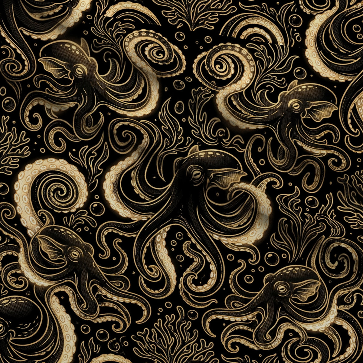 Neon Abyss Pattern 146 Minky Fabric — plush minky folded close-up preview (mv-minky-v1:lying)