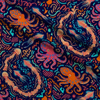 Neon Abyss Pattern 15 Minky Fabric — plush minky folded close-up preview (mv-minky-v1:lying)