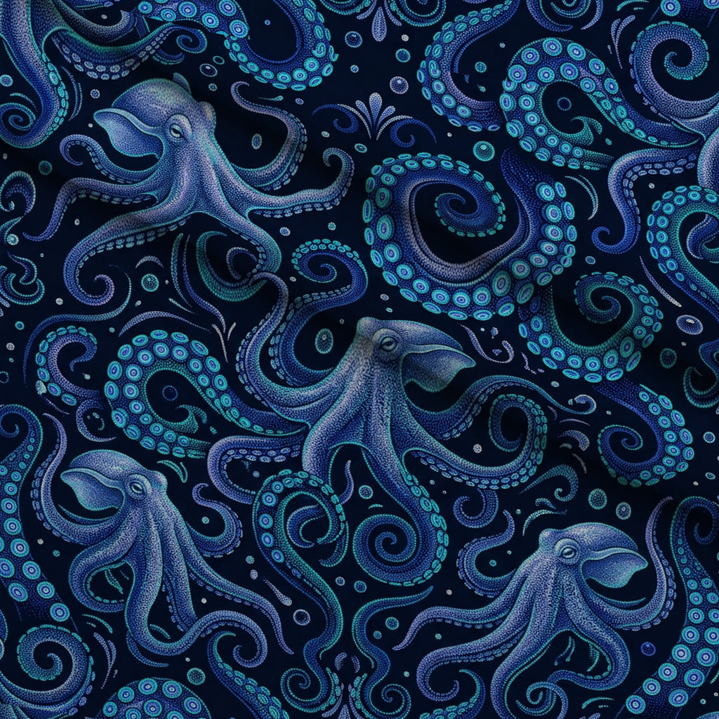 Neon Abyss Pattern 17 Minky Fabric — plush minky folded close-up preview (mv-minky-v1:lying)