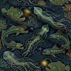 Neon Abyss Pattern 20 Minky Fabric — plush minky folded close-up preview (mv-minky-v1:lying)