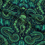 Neon Abyss Pattern 21 Minky Fabric — plush minky folded close-up preview (mv-minky-v1:lying)