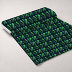 Neon Abyss Pattern 25 Minky Fabric — plush minky unrolled bolt preview (mv-minky-v1:bolt)