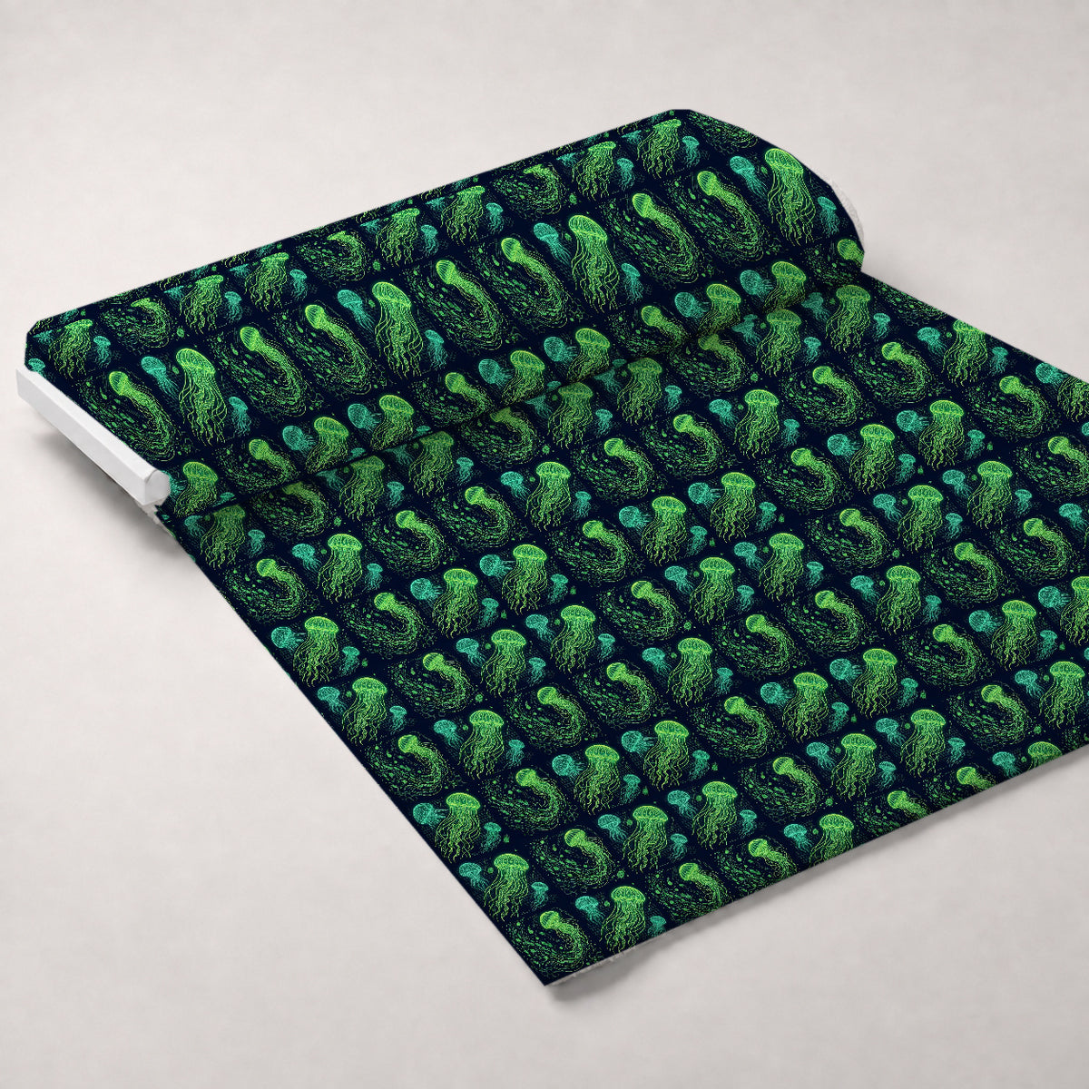 Neon Abyss Pattern 25 Minky Fabric — plush minky unrolled bolt preview (mv-minky-v1:bolt)