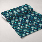 Neon Abyss Pattern 3 Minky Fabric — plush minky unrolled bolt preview (mv-minky-v1:bolt)