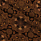Neon Abyss Pattern 34 Minky Fabric — plush minky folded close-up preview (mv-minky-v1:lying)