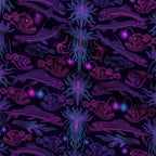 Neon Abyss Pattern 35 Minky Fabric — plush minky folded close-up preview (mv-minky-v1:lying)