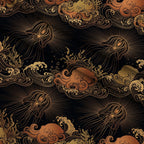 Neon Abyss Pattern 38 Minky Fabric — plush minky folded close-up preview (mv-minky-v1:lying)