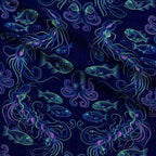 Neon Abyss Pattern 48 Minky Fabric — plush minky folded close-up preview (mv-minky-v1:lying)