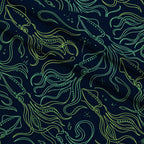 Neon Abyss Pattern 50 Minky Fabric — plush minky folded close-up preview (mv-minky-v1:lying)