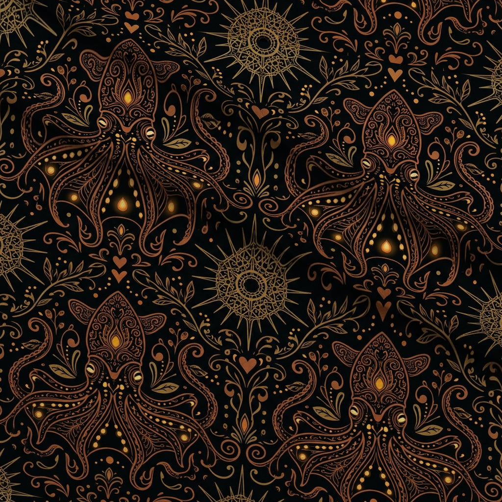 Neon Abyss Pattern 54 Minky Fabric — plush minky folded close-up preview (mv-minky-v1:lying)