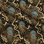Neon Abyss Pattern 58 Minky Fabric — plush minky folded close-up preview (mv-minky-v1:lying)