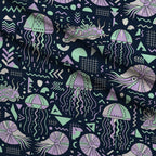 Neon Abyss Pattern 59 Minky Fabric — plush minky folded close-up preview (mv-minky-v1:lying)